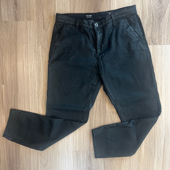 AG Adriano Goldschmied The Caden Slim Chino Pants Black Mid Rise Women’s Size 29 - Picture 6 of 14
